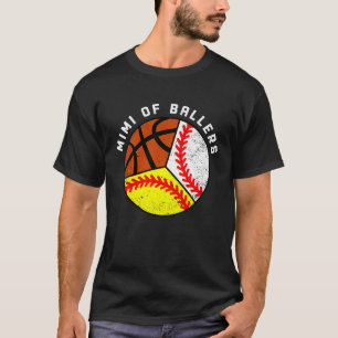 Camiseta Mimi de Baloncesto Béisbol Baloncesto Femenino Mim