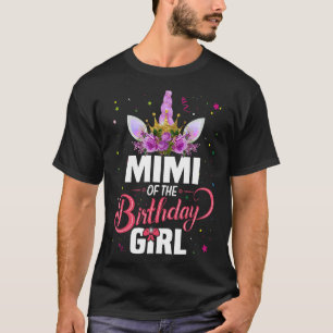 Camiseta Mimi De La Familia De La Chica De Cumpleaños Princ