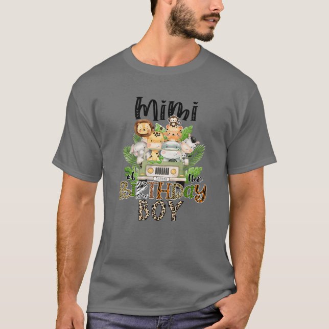 Camiseta Mimi De La Familia De La Jungla Safari Del Zoológi (Anverso)
