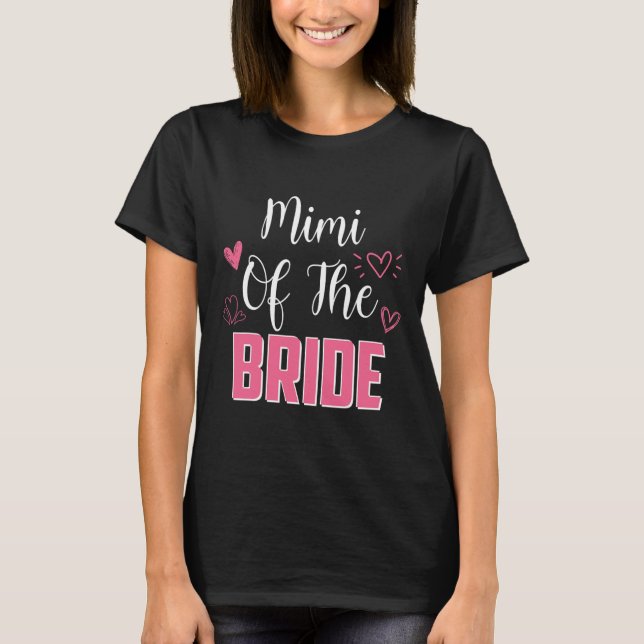 Camiseta Mimi de la familia de la novia fiesta de boda espo (Anverso)