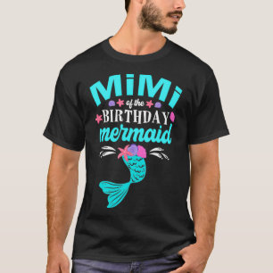 Camiseta Mimi De La Familia De La Sirena De Cumpleaños
