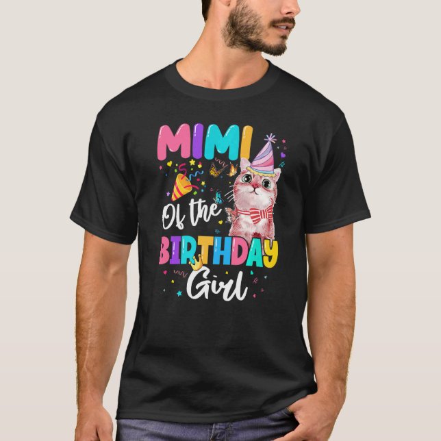 Camiseta Mimi De La Familia Temática Cat Kitten, Chica De C (Anverso)