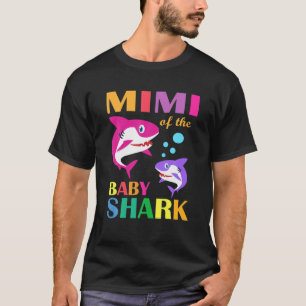 Camiseta Mimi De La Madre Del Tiburón Del Nacimiento Del Be
