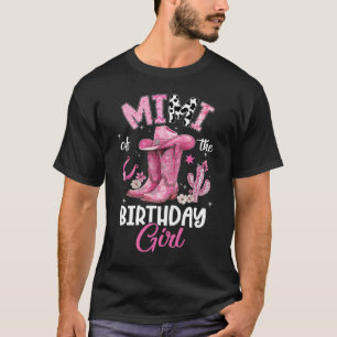 Camiseta Mimi De La Niña Cumpleañera Vaquera Rosa Occidenta