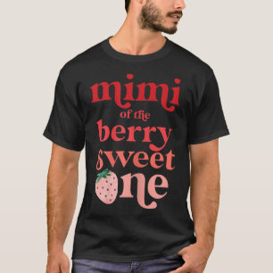 Camiseta Mimi de las flores de fresa de un dulce de Berry