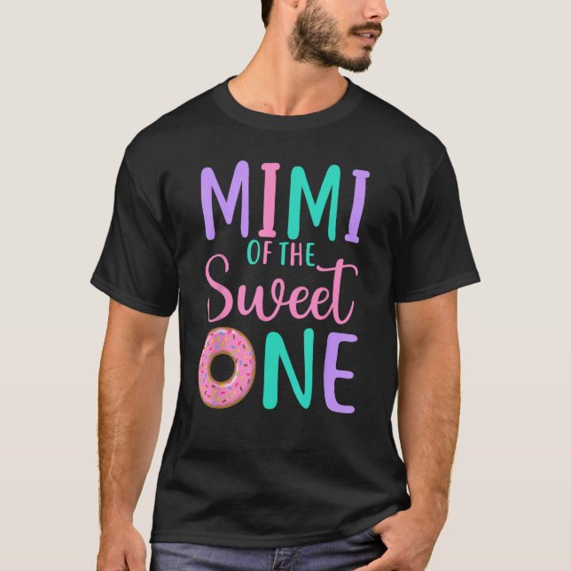 Camiseta Mimi de los dulces, una abuela, primer Chica de cu (Anverso)