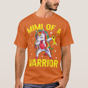 Camiseta Mimi De Un Cáncer Infantil Guerrero Cute Unicorn
