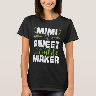 Camiseta Mimi de una linda e inquieta abuela de la pluma Mi