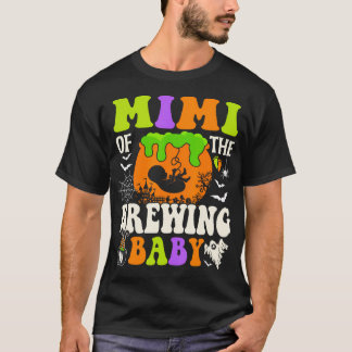 Camiseta Mimi Del Bebé Que Se Está Preparando Halloween Emb