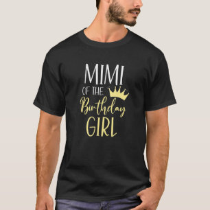 Camiseta Mimi Del Cumpleaños Del Chica Que Coincide Con La