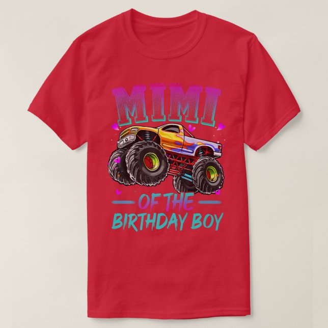 Camiseta Mimi del cumpleaños del monstruo de cumpleaños (Diseño del anverso)