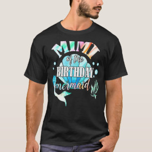 Camiseta Mimi Del Fiesta Familiar De Cumpleaños De La Siren