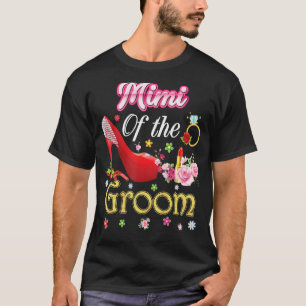 Camiseta Mimi Del Groom Feliz Boda Flor Zapato Rosa M