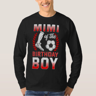 Camiseta Mimi Del Jugador De Fútbol De Cumpleaños Bday Cele