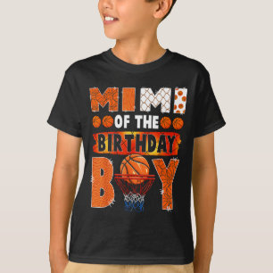 Camiseta Mimi del partido de baloncesto del chico de cumple