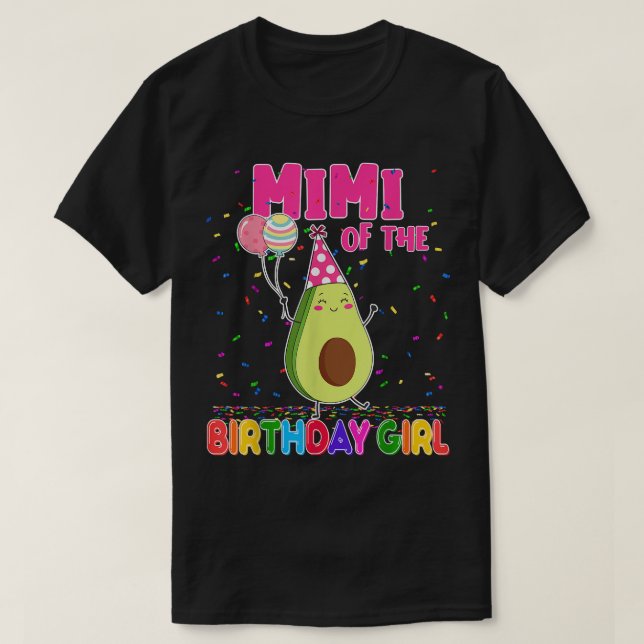 Camiseta Mimi Del Tema De La Familia Chica De Cumpleaños Ab (Diseño del anverso)