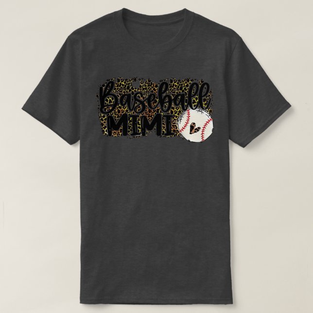 Camiseta Mimi Leopard Baseball Mimi (Diseño del anverso)
