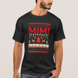 Camiseta Mimi Navidades feos sudan a divertida abuela Navid