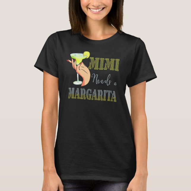 Camiseta Mimi necesita un cóctel del Día de la Madre Margar (Anverso)