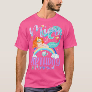 Camiseta Mimi Of The Birthday Girls Mermaid Magic Family Un