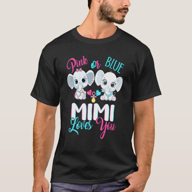 Camiseta Mimi Rosa O Azul Te Ama Abuela 3 (Anverso)