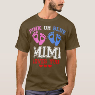 Camiseta Mimi Rosa O Azul Te Ama Género Revelar Prima