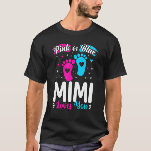 Camiseta Mimi Rosado O Azul Te Ama La Revelación De Género 