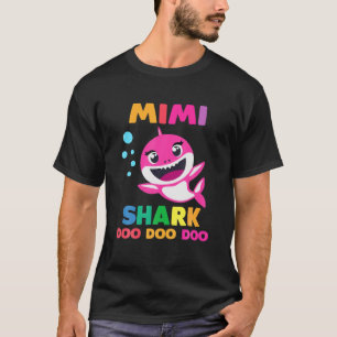 Camiseta Mimi Shark Doo Doo Graciosa Bebé Mami Niños