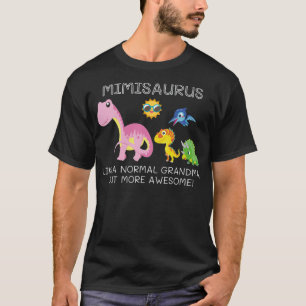 Camiseta Mimisauro como una abuela normal pero más asombros
