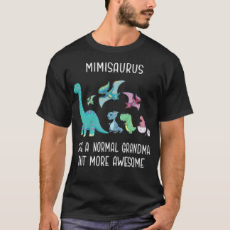 Camiseta Mimisauro como una abuela normal pero rodeo de mar
