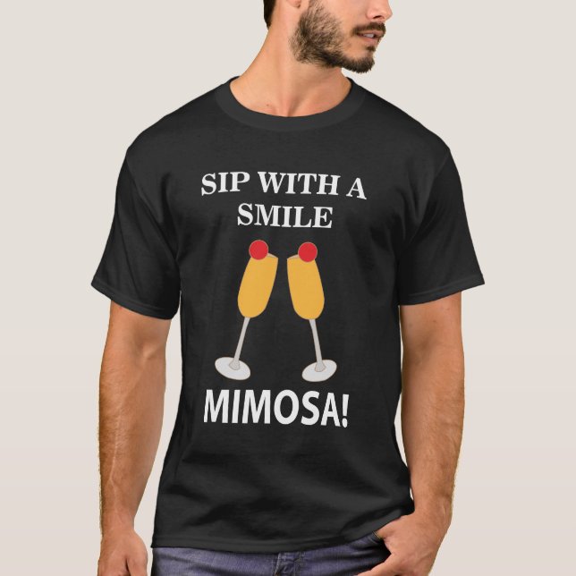 Camiseta Mimosa Bebe Con Una Sonrisa Mimosa (Anverso)