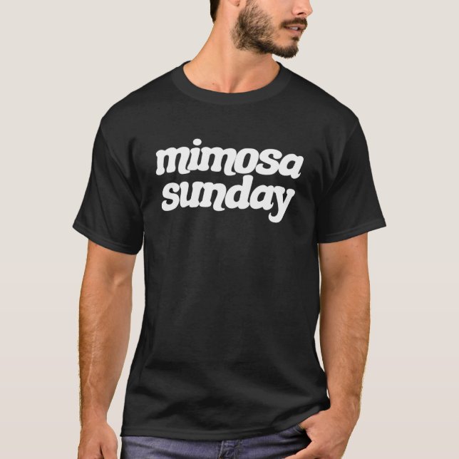 Camiseta Mimosa Sunday Funday brunch graphics tee Pullover (Anverso)