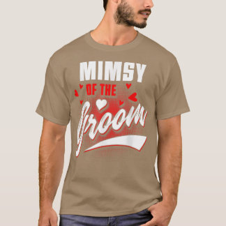 Camiseta Mimsy De La Fiesta De La Boda De Groom Que Coincid