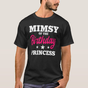 Camiseta Mimsy De La Princesa De Cumpleaños Fiesta Bday Cel