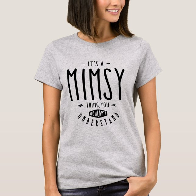 Camiseta Mimsy Thing (Anverso)