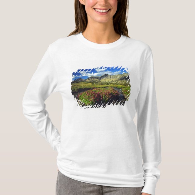 Camiseta Mimulus de Logan Pass en Glacier National (Anverso)