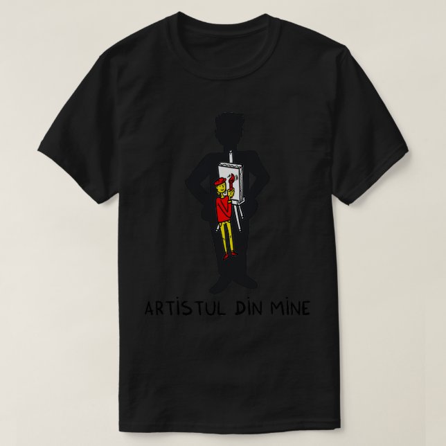 Camiseta mina de artistul din (Diseño del anverso)