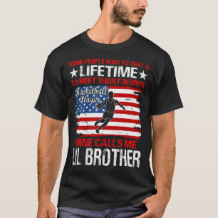 Camiseta Mina de baloncesto me llama LIL BROTHER