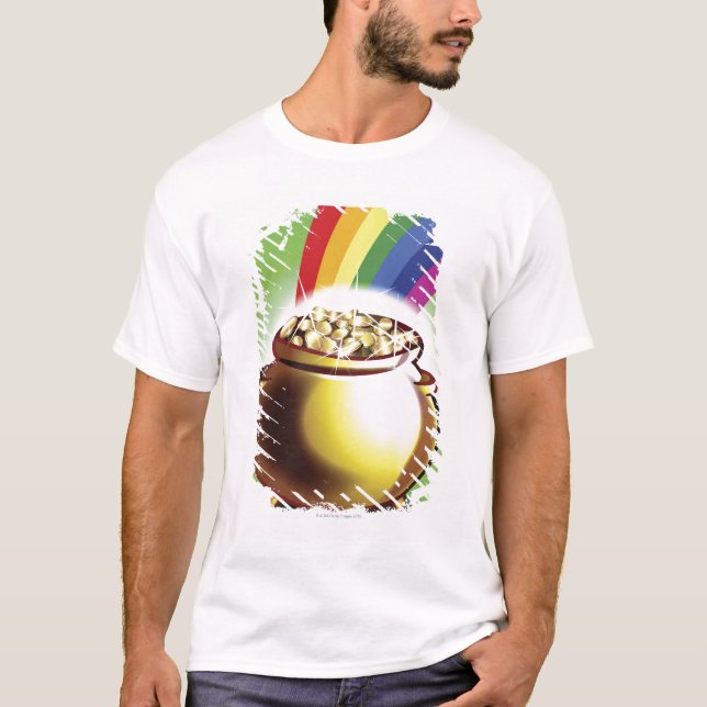 Camiseta Mina de oro y arco iris (Anverso)