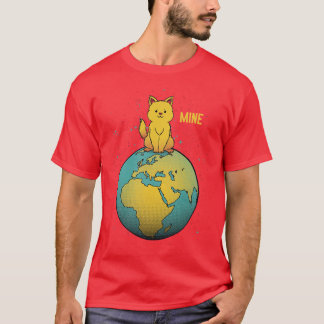 Camiseta Mina terrestre del planeta dominante mundial, de T