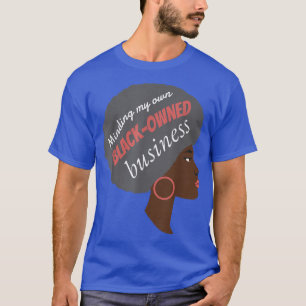 Camiseta Minando a mi propio empresario de propiedad negra