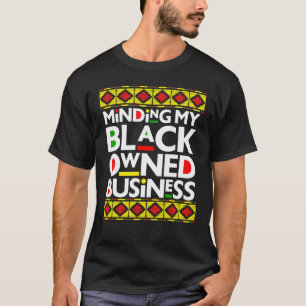 Camiseta Minando mi dinero negro de la historia de negocios