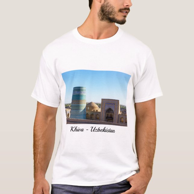 Camiseta Minarete de Kalta menor inacabado - Khiva, Uzbekis (Anverso)