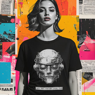 Camiseta Mind Control Cyberpunk Robot