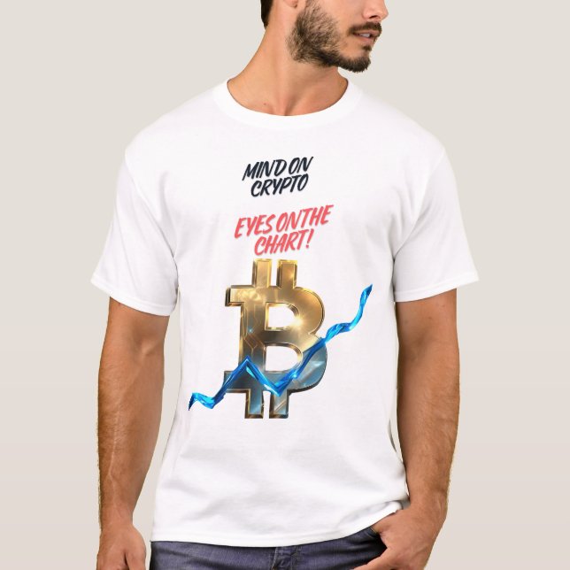 Camiseta Mind on Crypto Bitcoin Chart T-Shirt (Anverso)