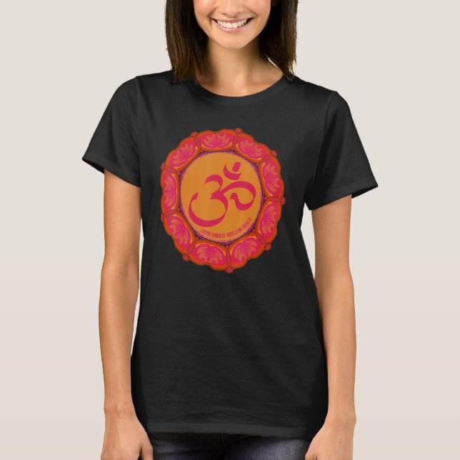 Camiseta Mindfulness Om Ohm Mandala Buddhism Yoga Meditatio (Anverso)