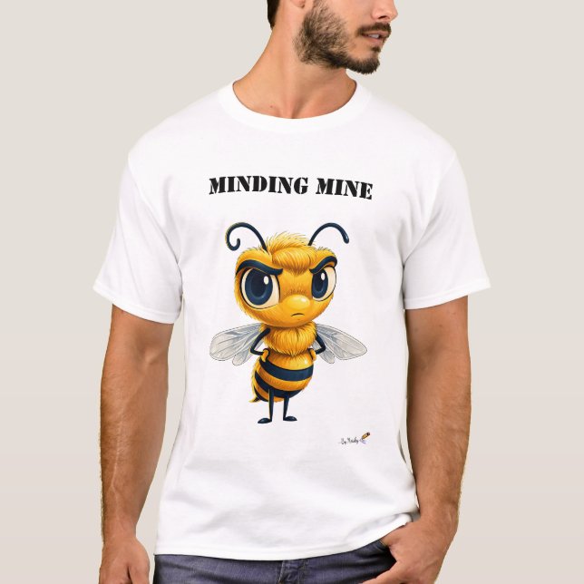 Camiseta Minding Mine Funny Bee T-Shirt (Anverso)