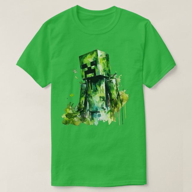 Camiseta minecraf TShirt (Diseño del anverso)