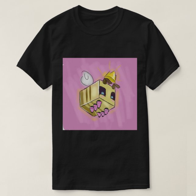 Camiseta Minecraft Queen Bee Art (Diseño del anverso)