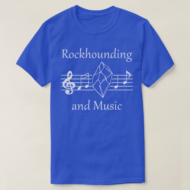 Camiseta Minerales de la Naturaleza Rockound y Musical Cien (Diseño del anverso)